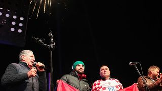 Veličanstveni doček brončanog Joška Gvardiola @ Novigrad Veličanstveni doček brončanog Joška Gvardiola @ Novigrad