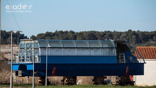 Nedjeljno svitanje na Vranskom jezeru. Izletnički brod “Danguba” Nedjeljno svitanje na Vranskom jezeru. Izletnički brod “Danguba”