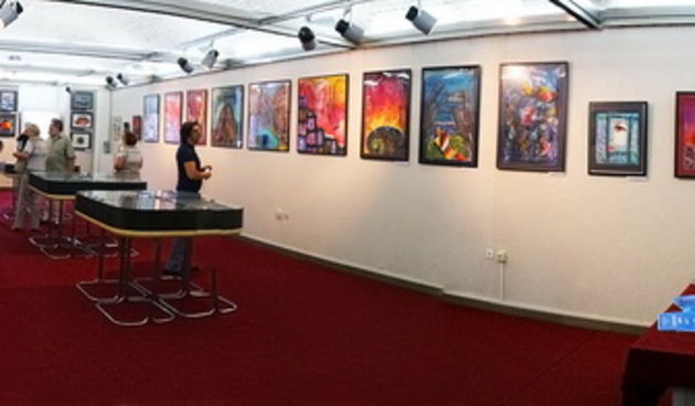 Znanstvena knjiznica: Otvorenje izlozbe Marije Visic Guina, Foto: Angelo Virag