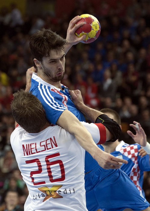 Barcelona 250113.
Gradska dvorana Palau Sant Jordi.
Svjetsko prvenstvo u rukometu za muskarce Spanjolska 2013.
Utakmica polufinala izmedju Hrvatske i Danske.
Na fotografiji: Marko Kopljar.
Foto: Ante Cizmic / CROPIX Barcelona 250113.
Gradska dvorana Palau Sant Jordi.
Svjetsko prvenstvo u rukometu za muskarce Spanjolska 2013.
Utakmica polufinala izmedju Hrvatske i Danske.
Na fotografiji: Marko Kopljar.
Foto: Ante Cizmic / CROPIX