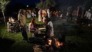 Diklo: Na Bunarima na blagdan sv. Stjepana uprilične žive jaslice Udruge Kveštura. Foto: Iva Perinčić Diklo: Na Bunarima na blagdan sv. Stjepana uprilične žive jaslice Udruge Kveštura. Foto: Iva Perinčić