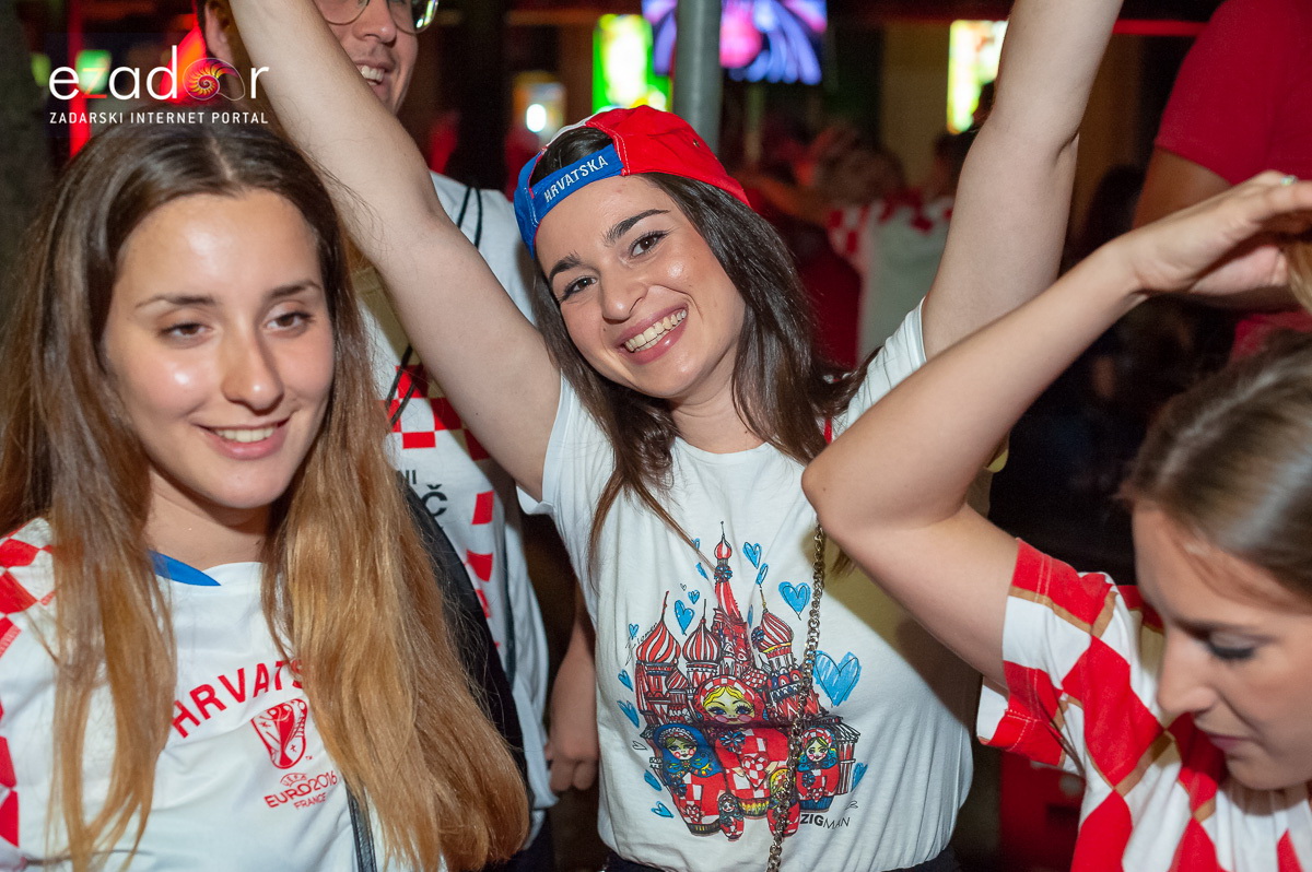 Zadar je gorio: Velika fešta nakon plasmana Vatrenih u finale Svjetskog prvenstva