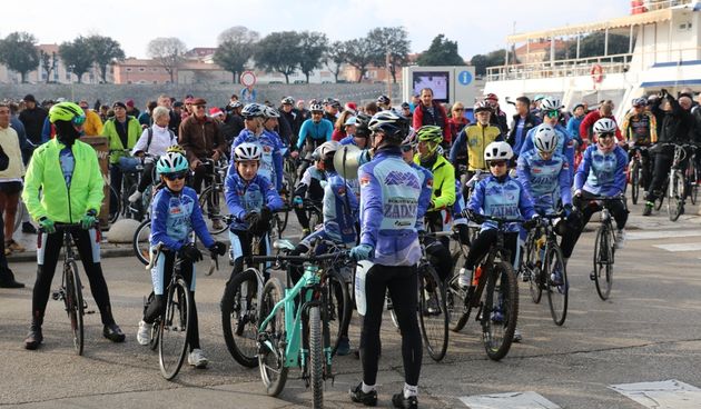 Božićna biciklijada Zadar-Vir 2017