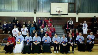 Zagreb: Sportske igre redovnica u OŠ Mato Lovrak. Photo: Goran Jakus/PIXSELL