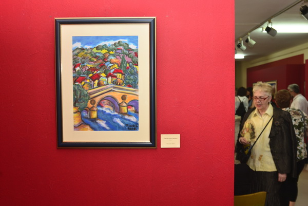 Svečano otvorena izložba slika fra Petra Perice Vidića