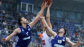KC Drazen Petrovic, Zagreb – A-1 muska Liga za prvaka, polufinale, 3. utakmica, KK Cibona – KK Zadar 80-71. Photo: Goran Stanzl/PIXSELL KC Drazen Petrovic, Zagreb – A-1 muska Liga za prvaka, polufinale, 3. utakmica, KK Cibona – KK Zadar 80-71. Photo: Goran Stanzl/PIXSELL