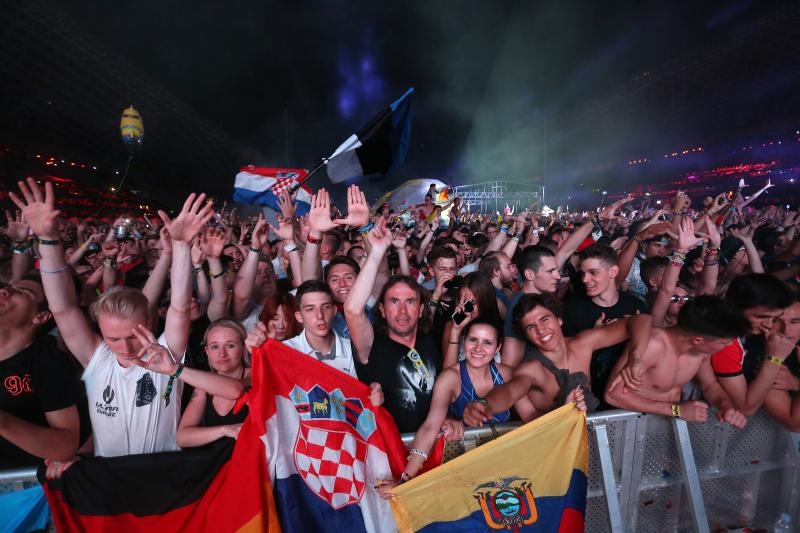 Treci dan Ultra Europe festivala. DJ Hardwell, garrix, guetta. Photo: Borna Filic/PIXSELL Treci dan Ultra Europe festivala. DJ Hardwell, garrix, guetta. Photo: Borna Filic/PIXSELL