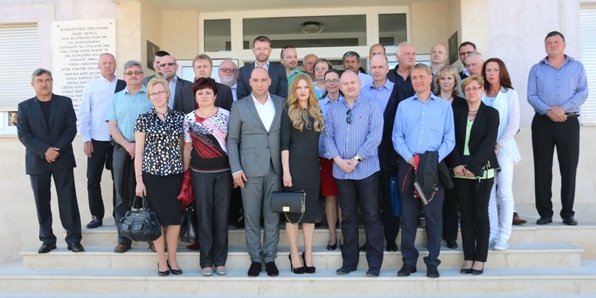 Delegacija Južnomoravske regije u posjeti otoku Viru