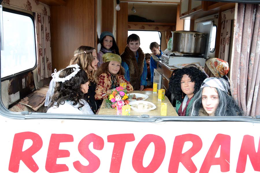 Stanarske maškare u karnevalskoj povorci, foto Iva Perinčić