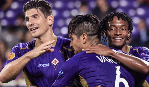 Gomez, Vargas i Quadrado, AFC Fiorentina