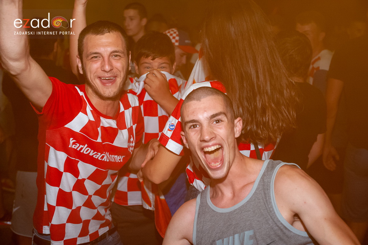Zadar je gorio: Velika fešta nakon plasmana Vatrenih u polufinale Svjetskog prvenstva