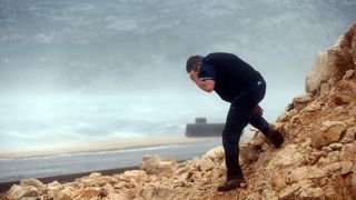 Olujna bura prekinula trajektni promet između Prizne i Žigljena. Photo: Dalibor Urukalović/PIXSELL Olujna bura prekinula trajektni promet između Prizne i Žigljena. Photo: Dalibor Urukalović/PIXSELL