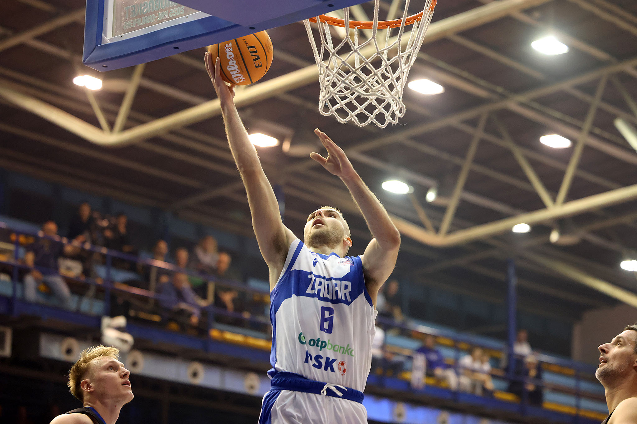 KK Zadar porazio DInamo Zagreb u 21. kolu FAVBET Premijer lige, Krševan Klarica KK Zadar porazio DInamo Zagreb u 21. kolu FAVBET Premijer lige, Krševan Klarica