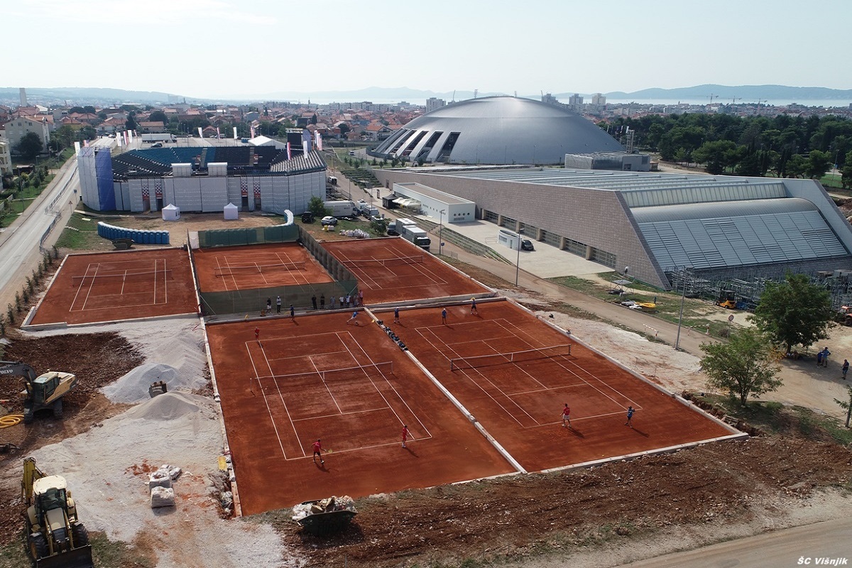 Pripreme teniske reprezentacije na Višnjiku