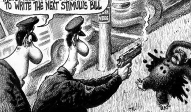 Karikatura Obame u New York Postu (Foto: Tportal.hr(