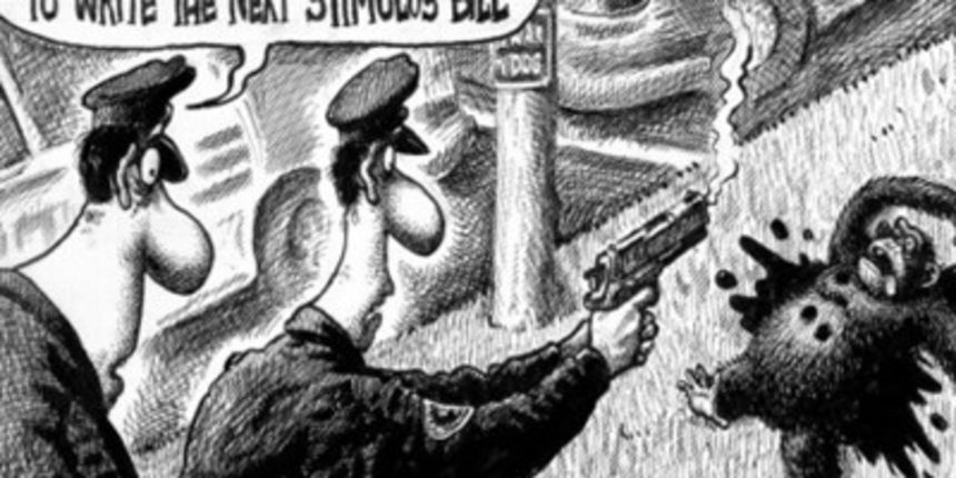 Karikatura Obame u New York Postu (Foto: Tportal.hr( Karikatura Obame u New York Postu (Foto: Tportal.hr(