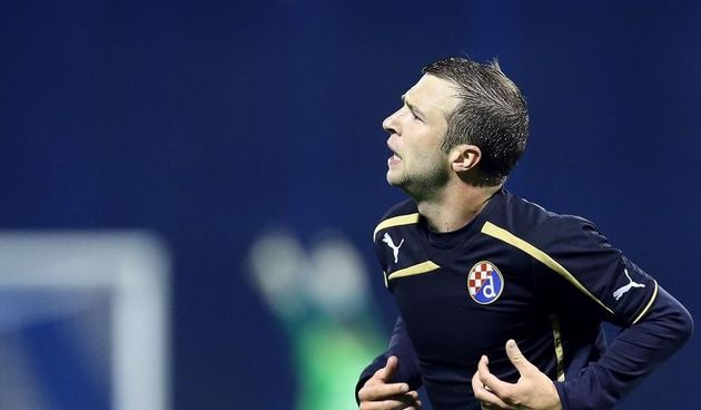 28.08.2014., stadion u Maksimiru, Zagreb – Uzvratna utakmica kvalifikacija za Europsku ligu, GNK Dinamo – FC Petrolul. Domagoj Antolic. Photo: Goran Stanzl/PIXSELL