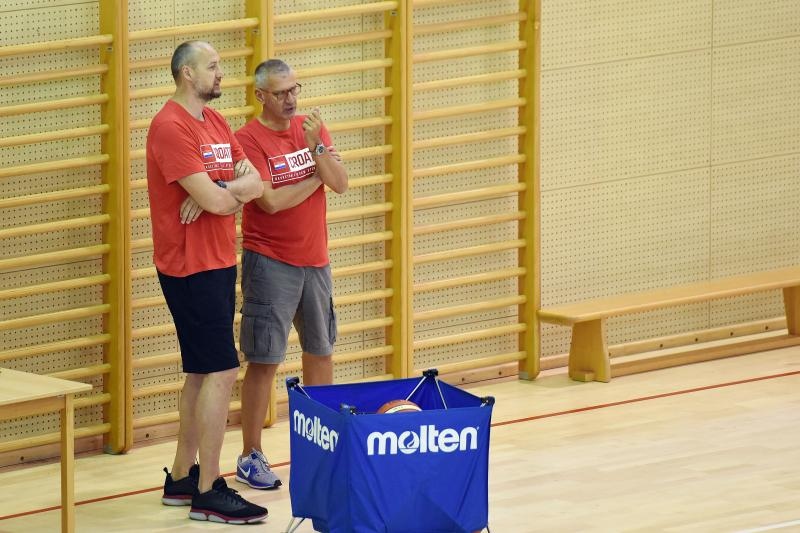 Prvi trening košarkaških reprezentativaca u Svetom Martinu na Muri