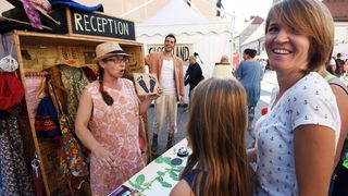 Šesti dan Špancirfesta, nastup uličnih performera Jesters Šesti dan Špancirfesta, nastup uličnih performera Jesters