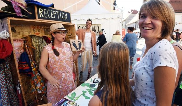 Šesti dan Špancirfesta, nastup uličnih performera Jesters