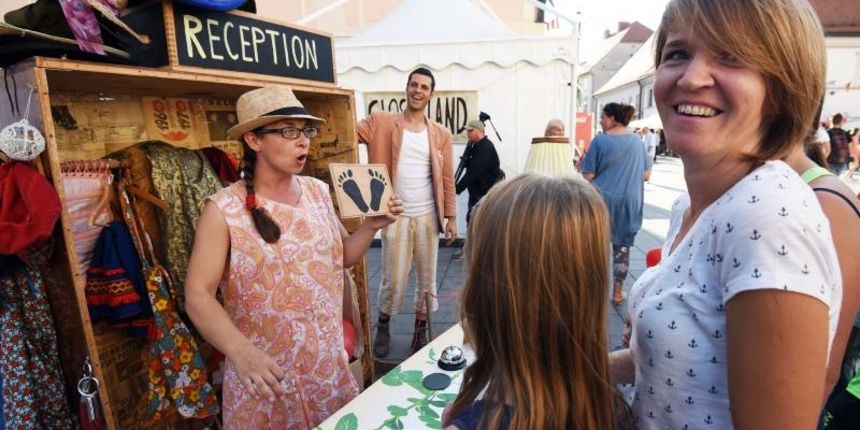 Šesti dan Špancirfesta, nastup uličnih performera Jesters