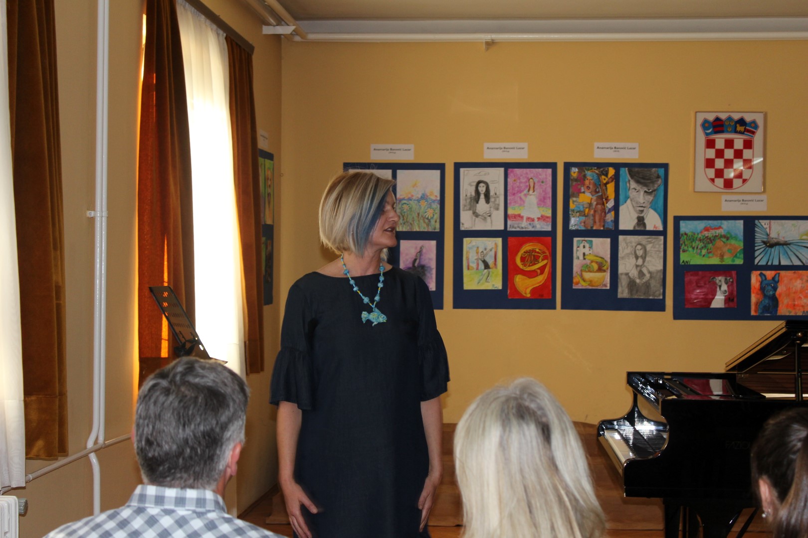 U koncertnoj dvorani Glazbene škole otvorena izložba “Likovnionica” U koncertnoj dvorani Glazbene škole otvorena izložba “Likovnionica”