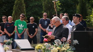 Posljednji ispraćaj zadarskog fotografa i umirovljenog satnika HV-a, Roberta Lerge na Gradskom groblju Zadar