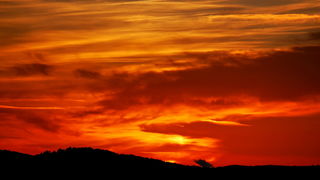 Prekrasan listopadski zalazak sunca u Zadru Prekrasan listopadski zalazak sunca u Zadru