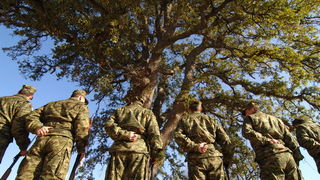 Zadar, 230110. Branitelji. Hrvatska vojska. Povodom obiljezavanja 17. obljetnice vojno – redarstvene  akcije Maslenica , prve velike akcije Hrvatske vojske kojom je oslobodjen veci dio zadarskoga zaledja i omogucen promet izmedju sjevera i juga Hrvatske