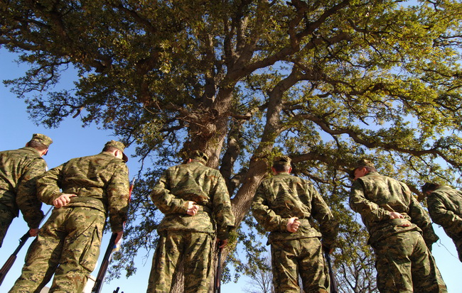 Zadar, 230110. Branitelji. Hrvatska vojska. Povodom obiljezavanja 17. obljetnice vojno – redarstvene  akcije Maslenica , prve velike akcije Hrvatske vojske kojom je oslobodjen veci dio zadarskoga zaledja i omogucen promet izmedju sjevera i juga Hrvatske