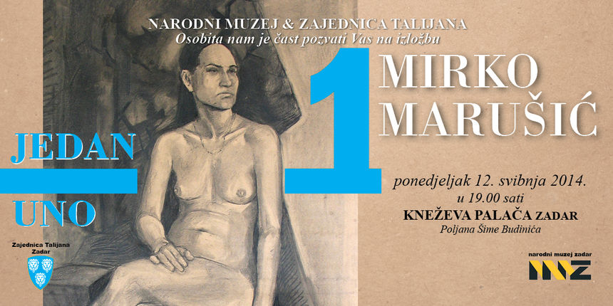 Poziv na izložbu Mirka Marušića u Kneževoj palači Poziv na izložbu Mirka Marušića u Kneževoj palači