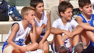 Kid’s Day na Forumu: Vassilis Spanoulis s klincima zaigrao basket 3na3, Foto: Dino Stanin/PIXSELL