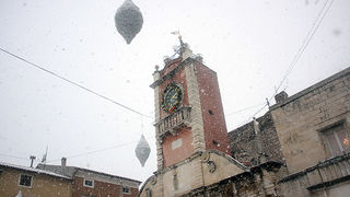 Snijeg u Zadru, 17. prosinca 2009, Foto: Saša Čuka