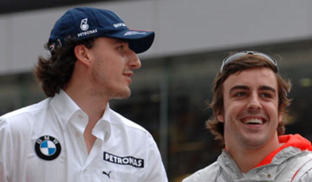 Kubica i Alonso (foto: autoklub.hr)