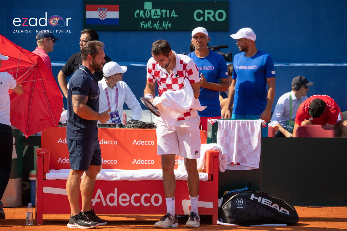 Davis Cup: Vruća navijačka atmosfera u meču Ćilića i Querreya