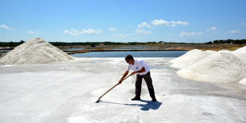 Nin – Povijesni gradic Nin pokraj Zadra za svoju prepoznatljivost ima nadaleko poznatu i najstariju hrvatsku solanu. Pod geslom “Prica o soli…” i dan danas se sol proizvodi na tradicionalan nacin. Photo: Damir Spehar/PIXSELL
