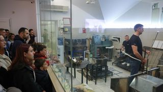 Demonstracija puhanja stakla @ Muzej antičkog stakla