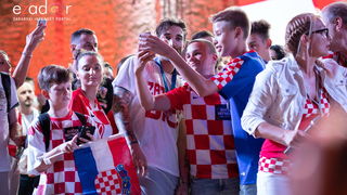 Veličanstven doček četvorice zadarskih Vatrenih Veličanstven doček četvorice zadarskih Vatrenih