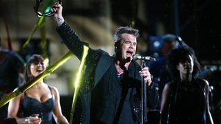 13.08.2013., Zagreb – Britanski pjevac Robbie Williams odrzao je koncert na maksimirskom stadionu u sklopu turneje Take the crown. Photo: Petar Glebov/Pixsell 13.08.2013., Zagreb – Britanski pjevac Robbie Williams odrzao je koncert na maksimirskom stadionu u sklopu turneje Take the crown. Photo: Petar Glebov/Pixsell