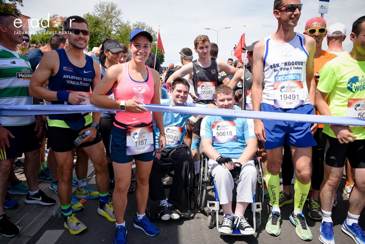 Start utrke Wings for Life World Run Zadar 2018.