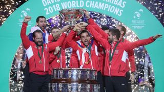 Veliko slavlje hrvatskih tenisača nakon osvajanja Davis Cupa