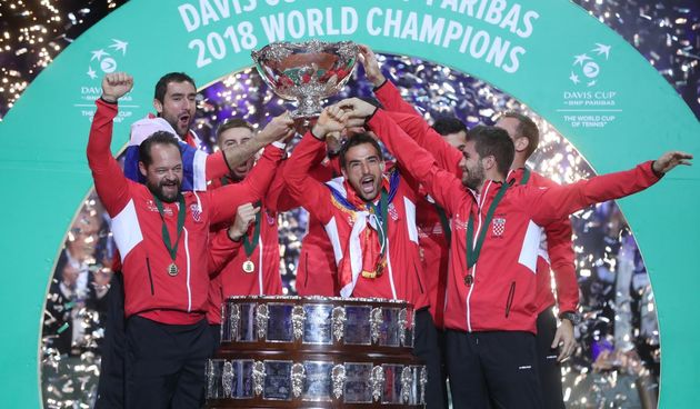 Veliko slavlje hrvatskih tenisača nakon osvajanja Davis Cupa