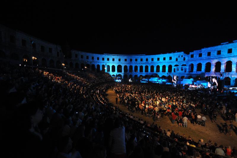 2CELLOS održali koncert u pulskoj Areni i oduševili 5 tisuća fanova, Foto: Duško Marušić/PIXSELL