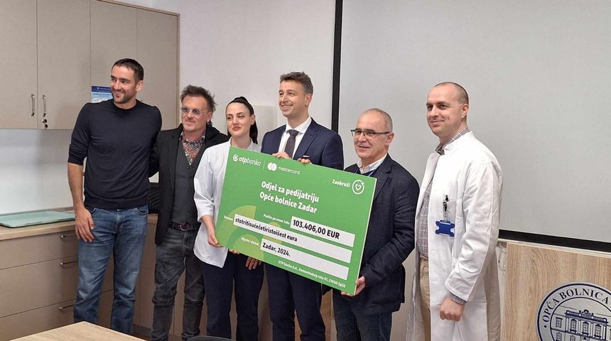 Donacija OTP zaokruži za OB Zadar
