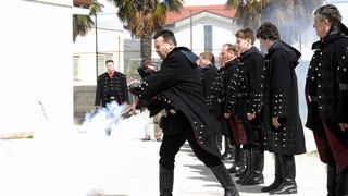 Metkovic, 050410.
Festival zudija, cuvara Kristova groba, u zupi sv. Nikole u Metkovicu.
Jubilarni deseti po redu vodicki festival Zudija Metkovic 2010, ove je godine odrzan u zupi Svetog Nikole na desnoj strani grada Metkovica uz sudjelovanje 24 skupine Metkovic, 050410.
Festival zudija, cuvara Kristova groba, u zupi sv. Nikole u Metkovicu.
Jubilarni deseti po redu vodicki festival Zudija Metkovic 2010, ove je godine odrzan u zupi Svetog Nikole na desnoj strani grada Metkovica uz sudjelovanje 24 skupine