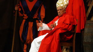 Zadar, 181010.
Kazalista lutaka Zadar u crkvi Sv. Dominika, veceras je premijerno izvelo predstava Michelangelo Buonarroti nastala prema drami Miroslava Krleze. Reziju i prilagodbu teksta potpisuje Drazen Ferencina, Michelangela igra Zlatko Kosta, a lik p Zadar, 181010.
Kazalista lutaka Zadar u crkvi Sv. Dominika, veceras je premijerno izvelo predstava Michelangelo Buonarroti nastala prema drami Miroslava Krleze. Reziju i prilagodbu teksta potpisuje Drazen Ferencina, Michelangela igra Zlatko Kosta, a lik p