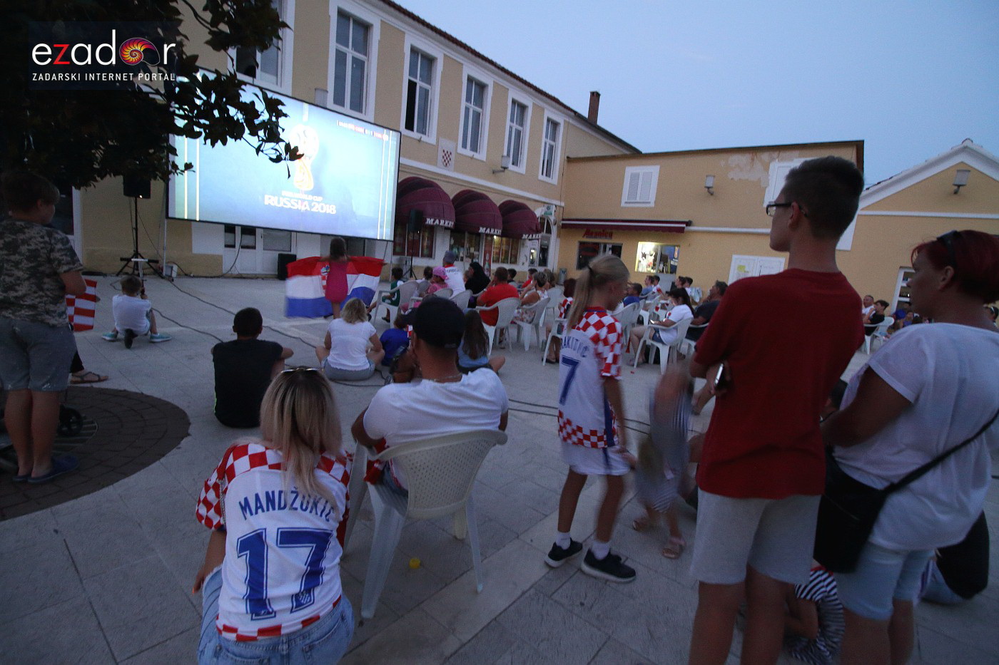 Bibinje: Navijanje za Vatrene i fešta nakon pobjede nad Engleskom