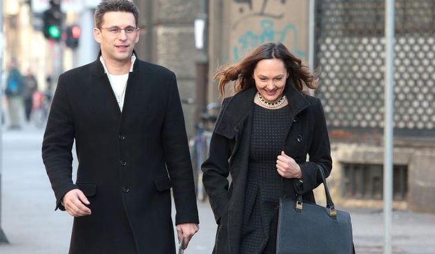 U sjedistu stanke odrzana je jos jedna sjednica Nacionalnog vijeca Mosta nezavisnih lista. Bozo Petrov, Ruzica Vukovac. Photo: Patrik Macek/PIXSELL