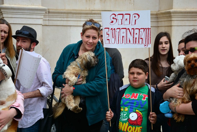 Skup podrške za NO KILL skloništa za životinje,  foto Iva Perinčić
