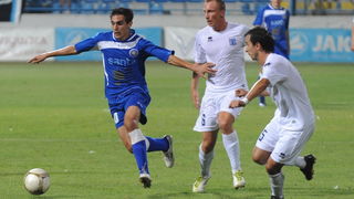 Zadar, 210911. 
Stadion Stanovi.
Nogometna utakmica Kupa Hrvatske, Zadar – Karlovac.
Na fotografiji: igrac Zadra Luka Begonja.
Foto: Andrija Lucic / CROPIX